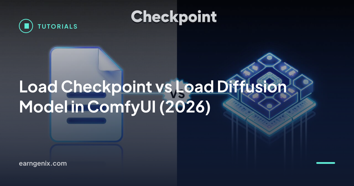 Load Checkpoint vs Load Diffusion Model in ComfyUI (2026)