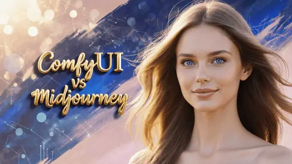 ComfyUI vs MidJourney comparison — side-by-side AI image generation results showing the output quality difference between platforms