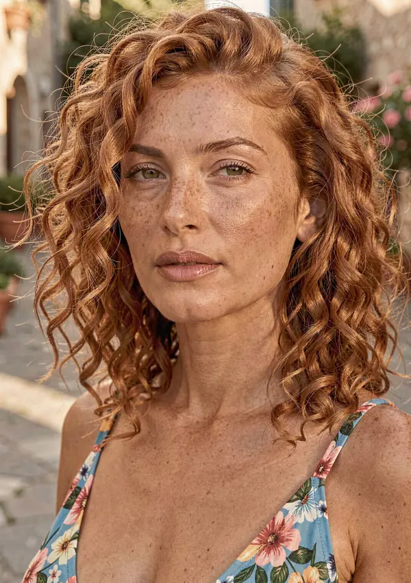 Character reference image used for ComfyUI face consistency — clear front-facing portrait for single character workflow