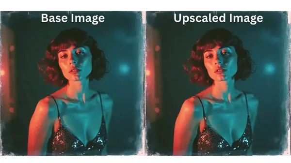 ComfyUI basic upscaler result — image after upscaling showing improved sharpness and resolution