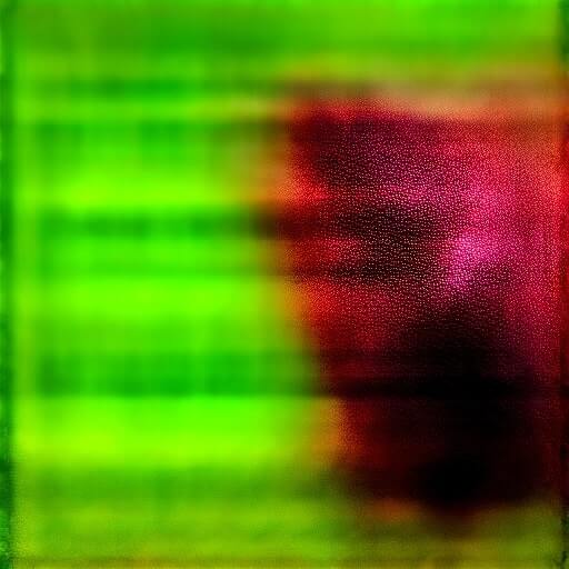ComfyUI output at 2 sampling steps — blurry, incomplete, low quality result