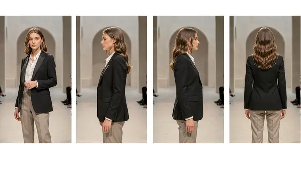 Flux.2 Klein image editing example 2 — character editing with reference image, altered pose and expression