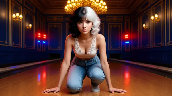 4B Distilled model output for prompt 1 — cinematic portrait comparison