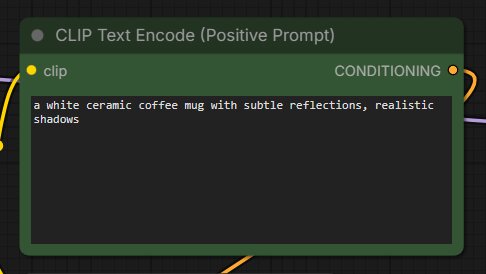 ComfyUI inpaint workflow — entering a text prompt to describe what should replace the masked area