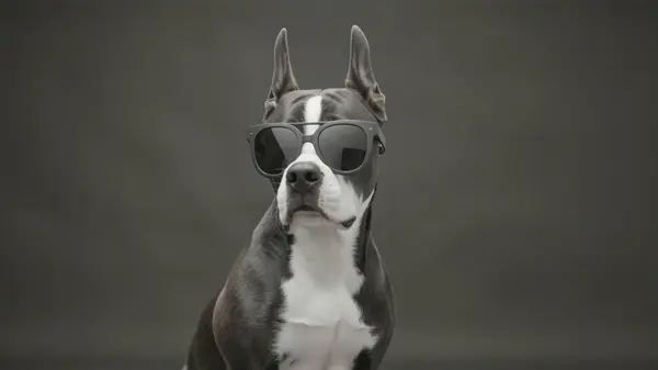 WAN2.2 checkpoint model output — stylised 3D CGI doberman with sunglasses on black background, generated in ComfyUI