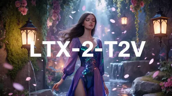 LTX-2 Text to Video workflow running in ComfyUI — example AI video generated from a text prompt