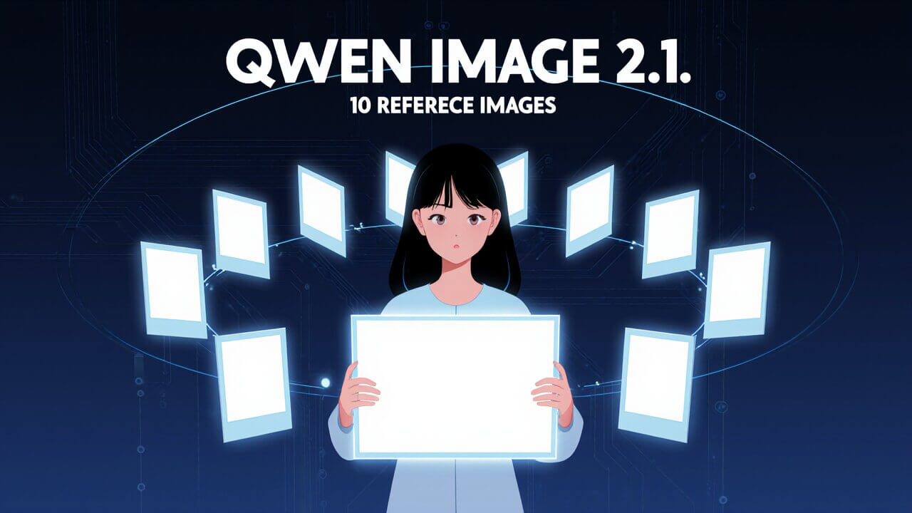 Qwen Image 2.1 10 Reference Images: Combine Up to 10 Photos Into One Image in ComfyUI